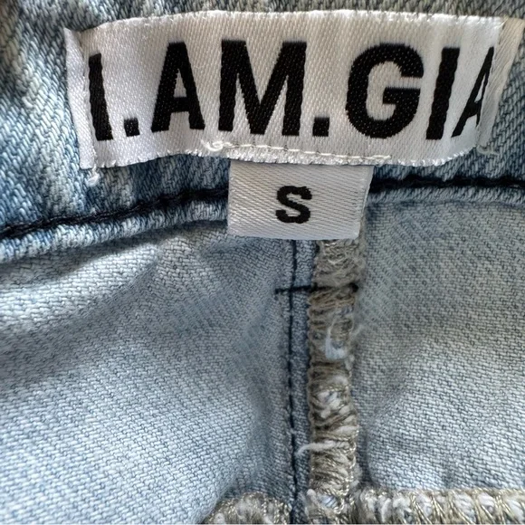 I.AM.GIA Orion Denim Wide Leg High Rise Jeans Size Small - Picture 9 of 10
